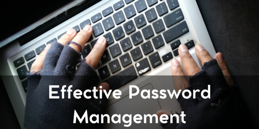 Blog banner password management